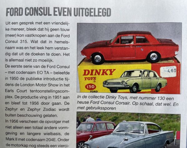 Ford Consul uitgelegd